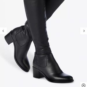 Elegant Black Leather Ankle Boots